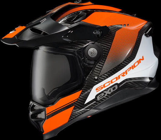 CASCO INTEGRAL SCORPION EXO XT9000 CARBONO SENDERISMO NARANJA