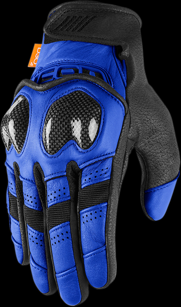 GUANTES ICON CONTRA2 AZUL