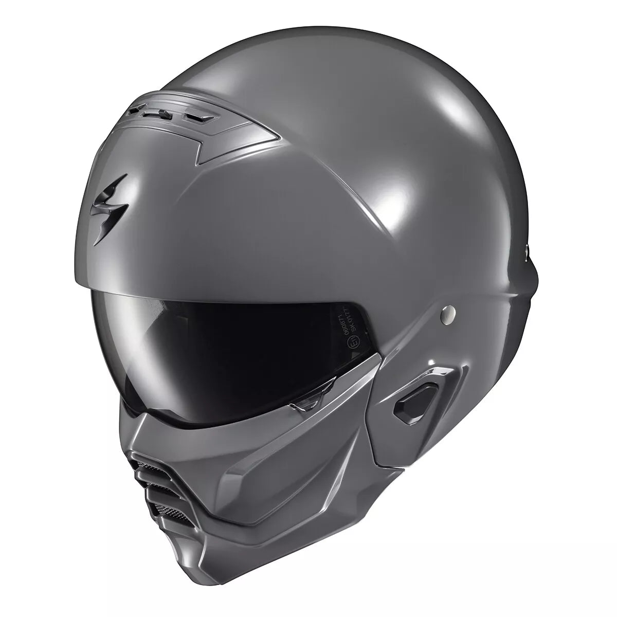 CASCO ABIERTO SCORPION EXO COVERT X GRIS CEMENTO