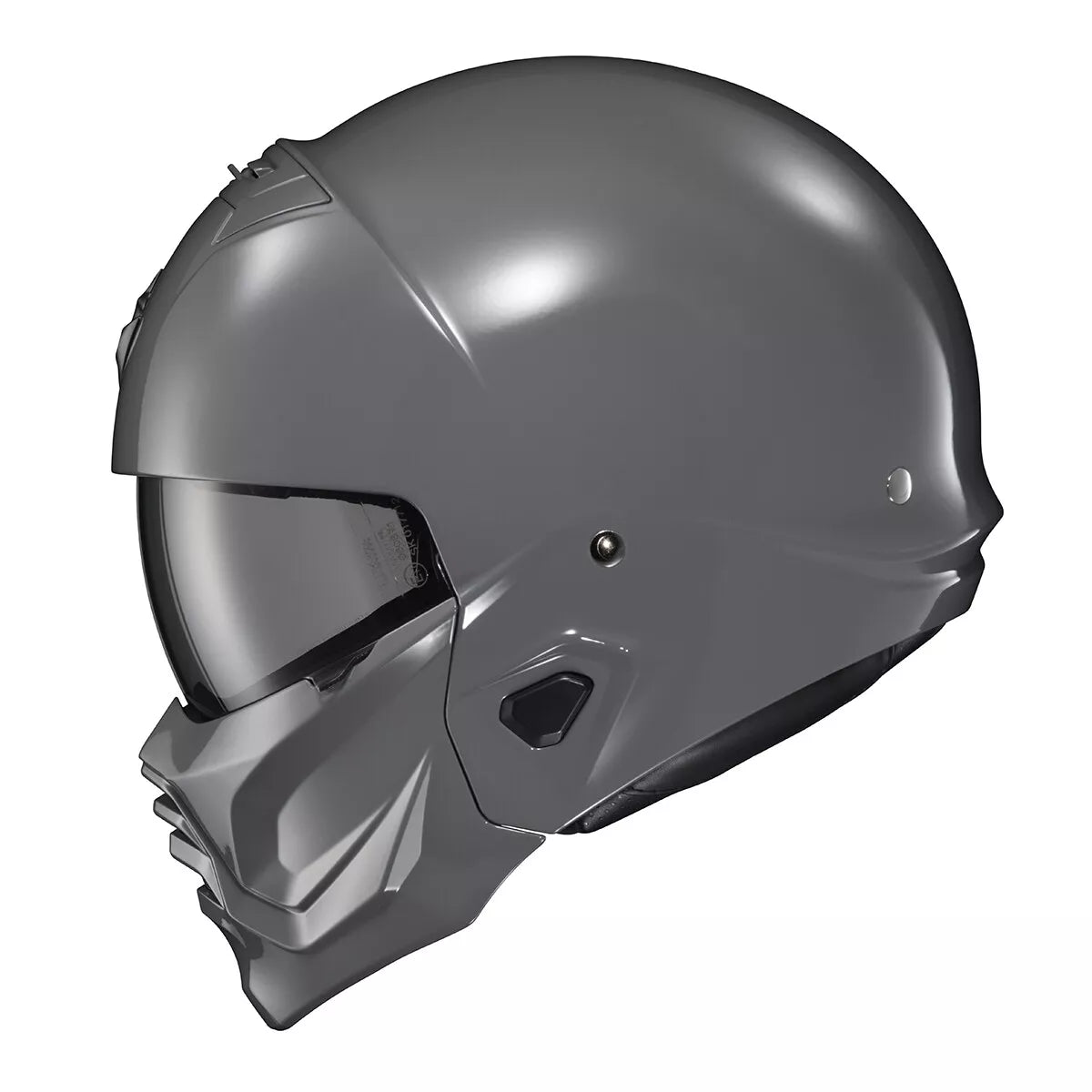 CASCO ABIERTO SCORPION EXO COVERT X GRIS CEMENTO